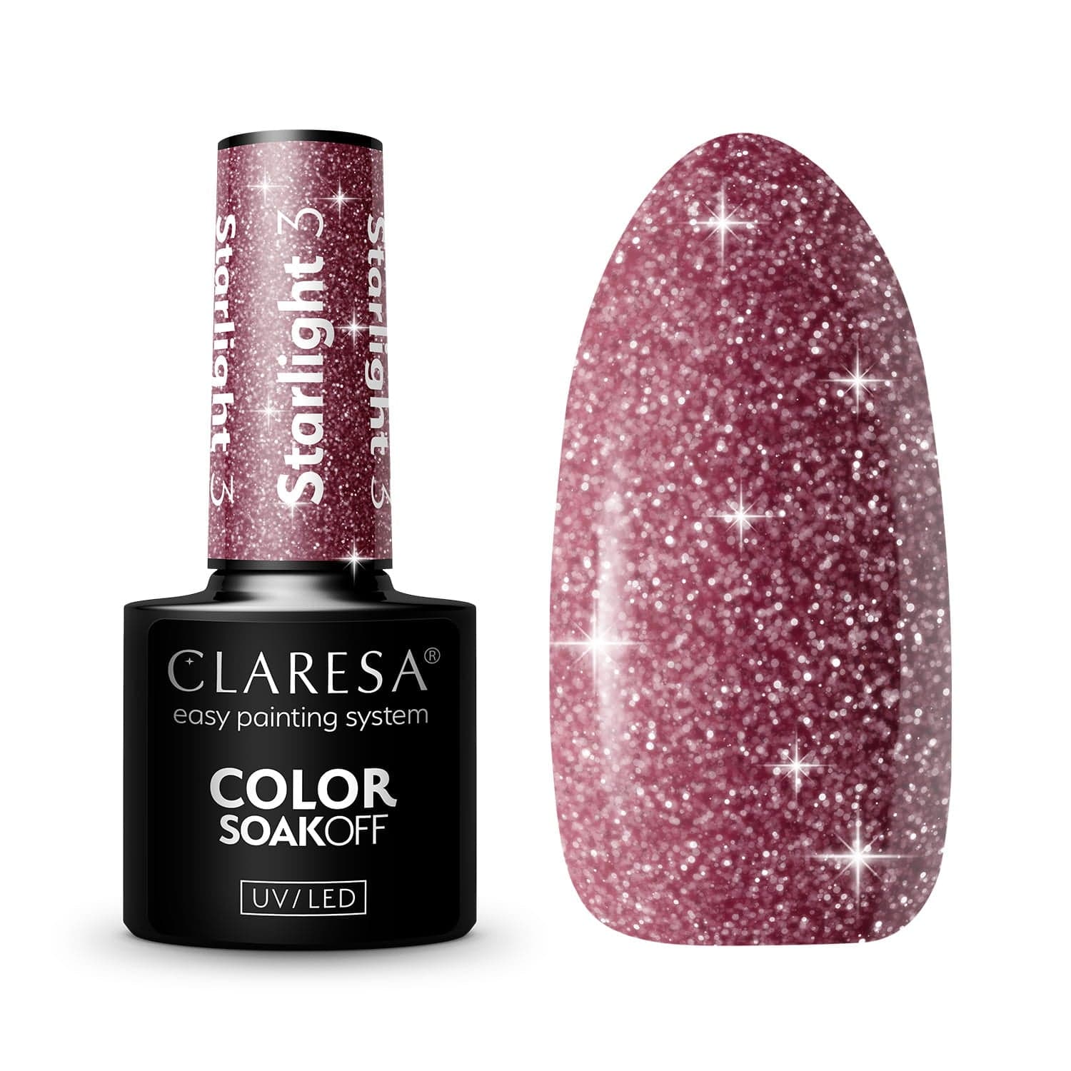 Claresa Ημιμόνιμο βερνίκι STARLIGHT 3 5g