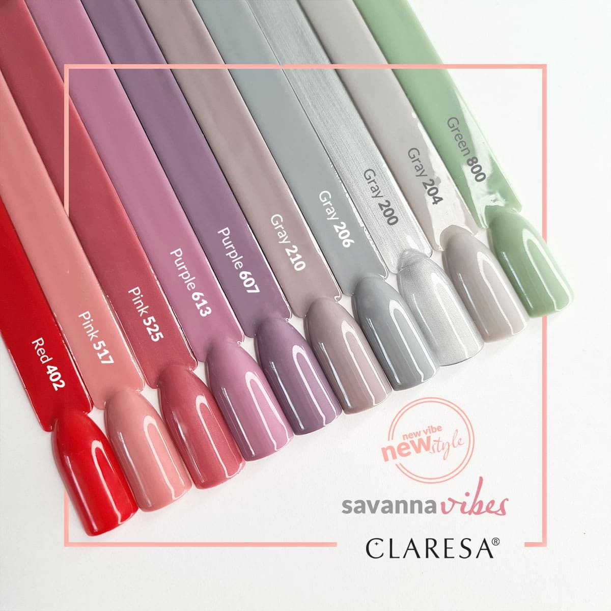 Claresa Ημιμόνιμο βερνίκι GRAY 200 5g