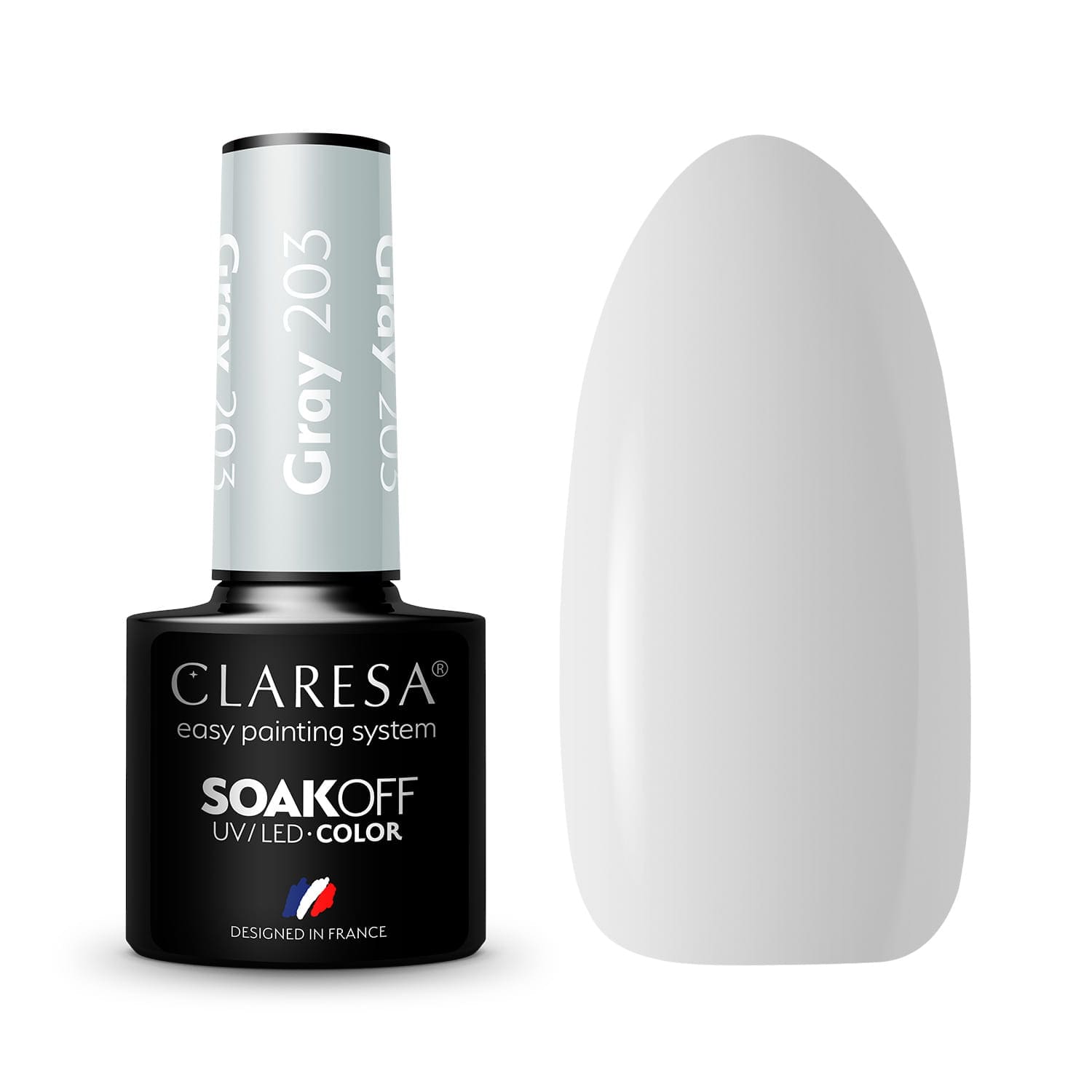 Claresa Ημιμόνιμο βερνίκι GRAY 203 5g