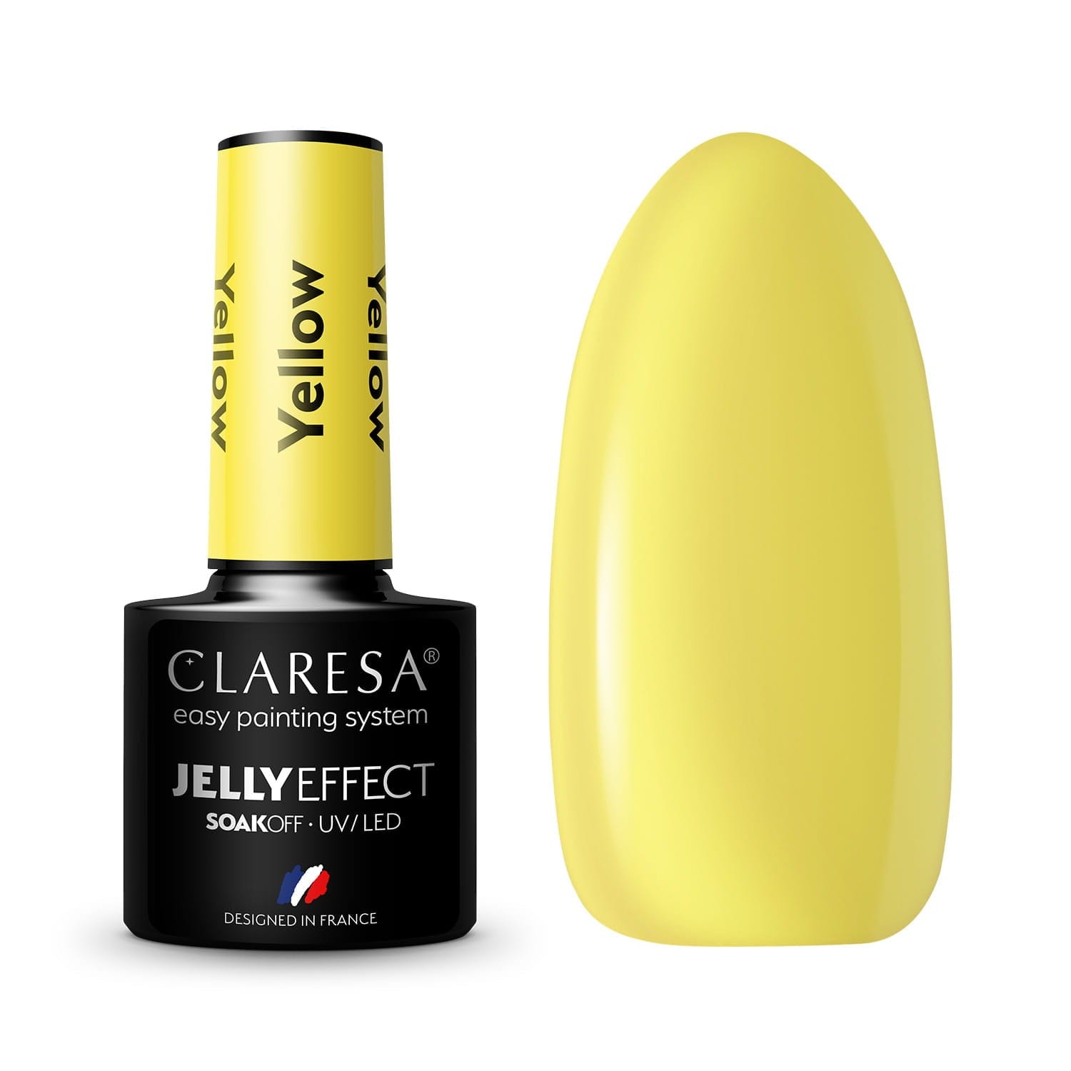 Claresa Ημιμόνιμο βερνίκι JELLY YELLOW 5 ml