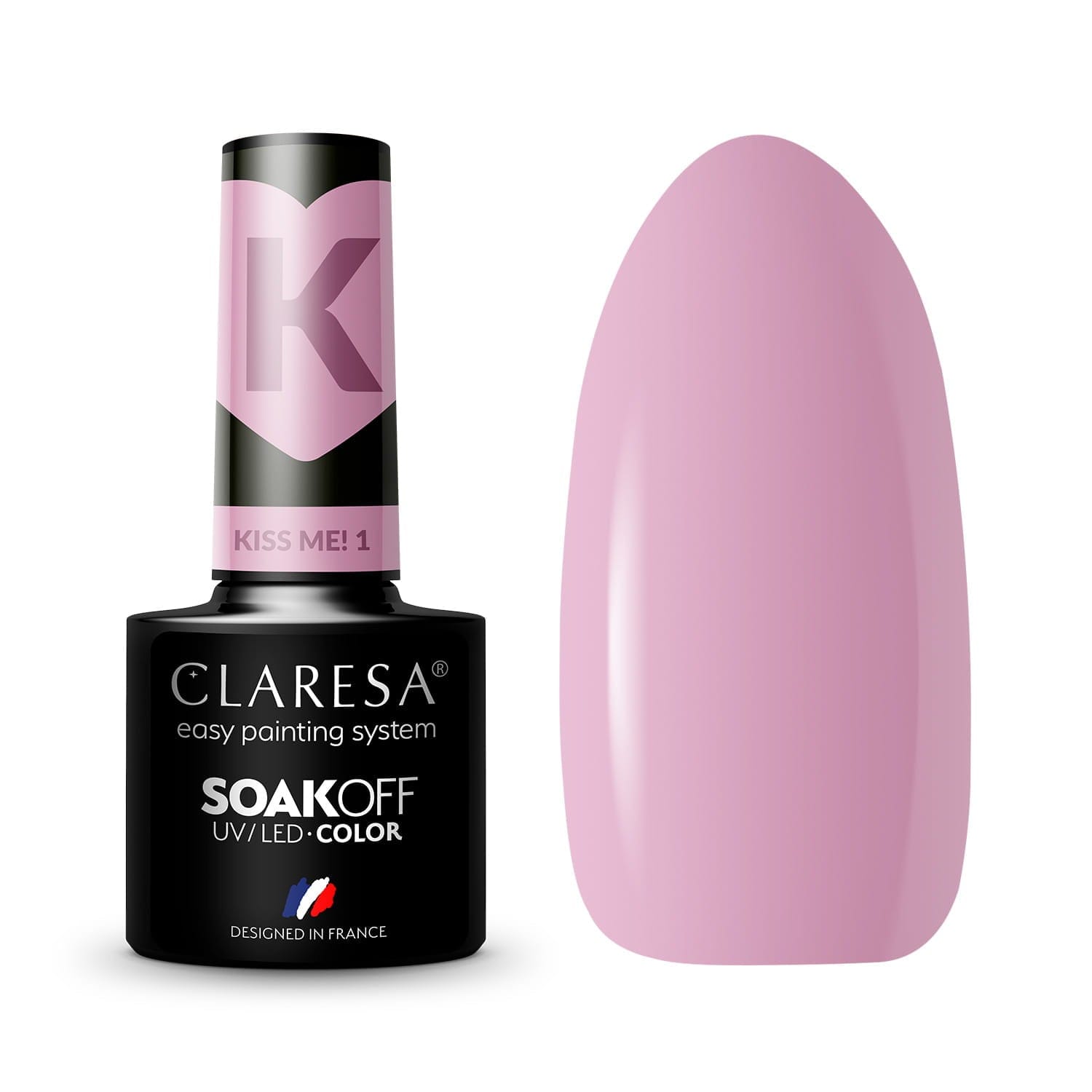 Claresa Ημιμόνιμο βερνίκι KISS ME! 1 5g