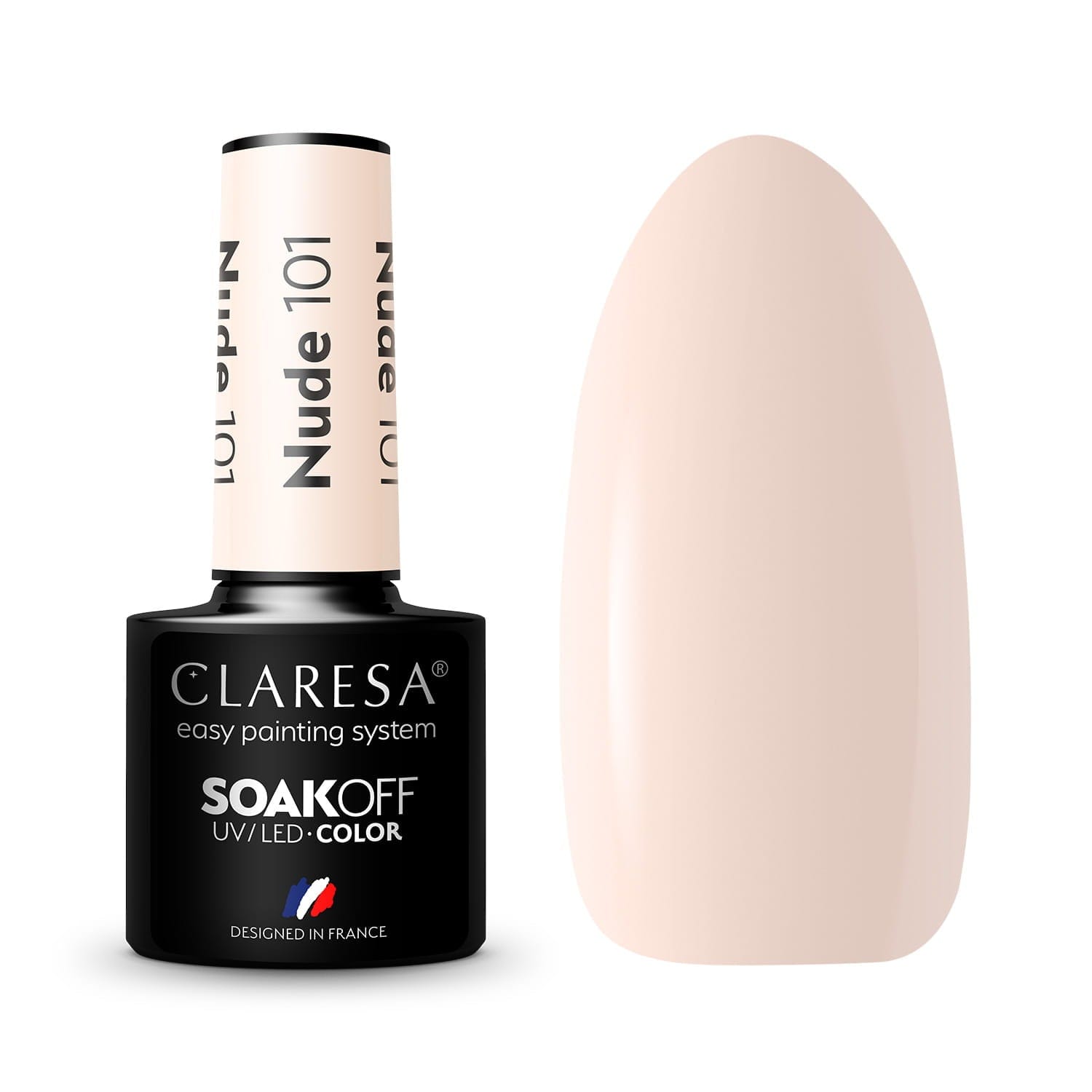 Claresa Ημιμόνιμο βερνίκι NUDE 101 5g