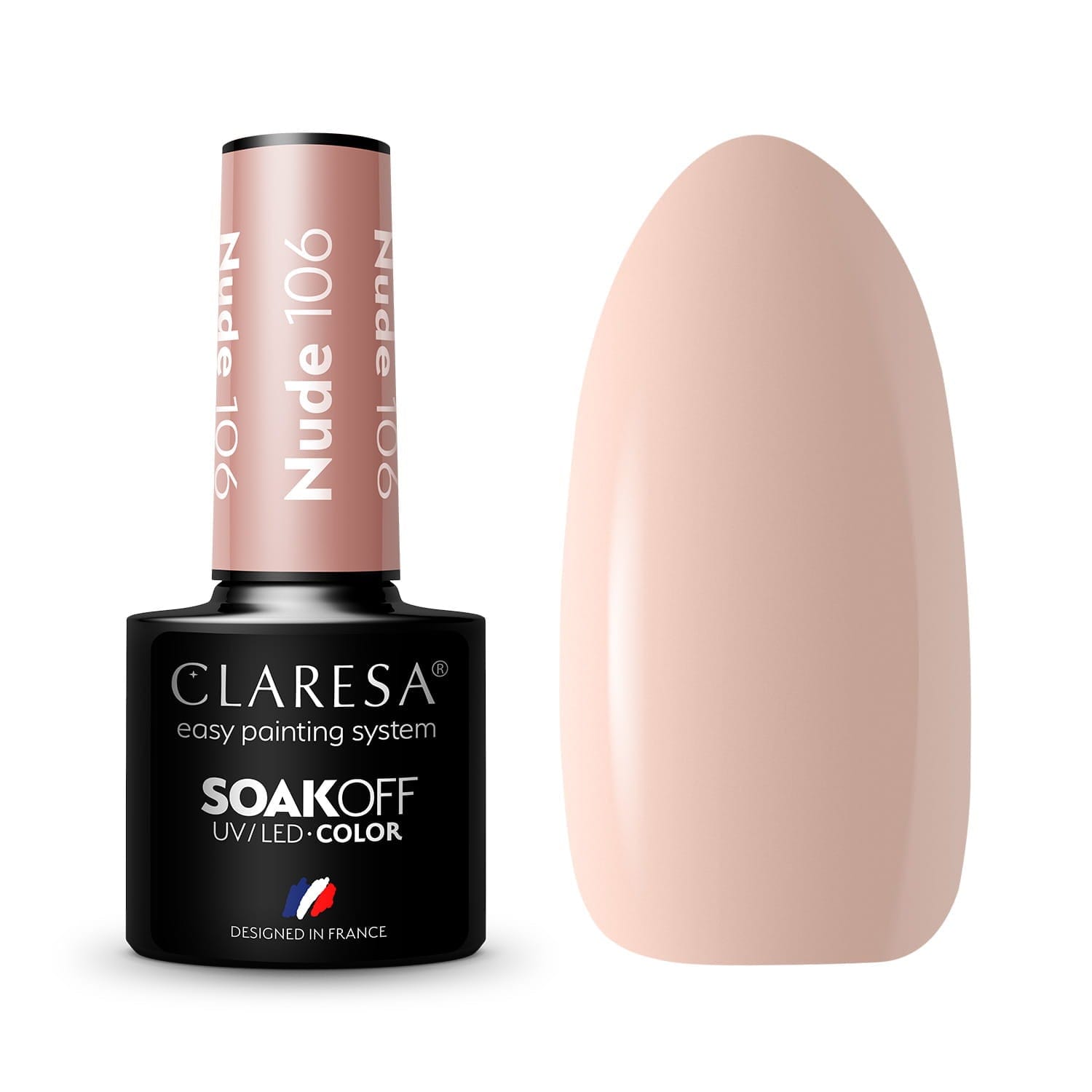 Claresa Ημιμόνιμο βερνίκι NUDE 106 5g