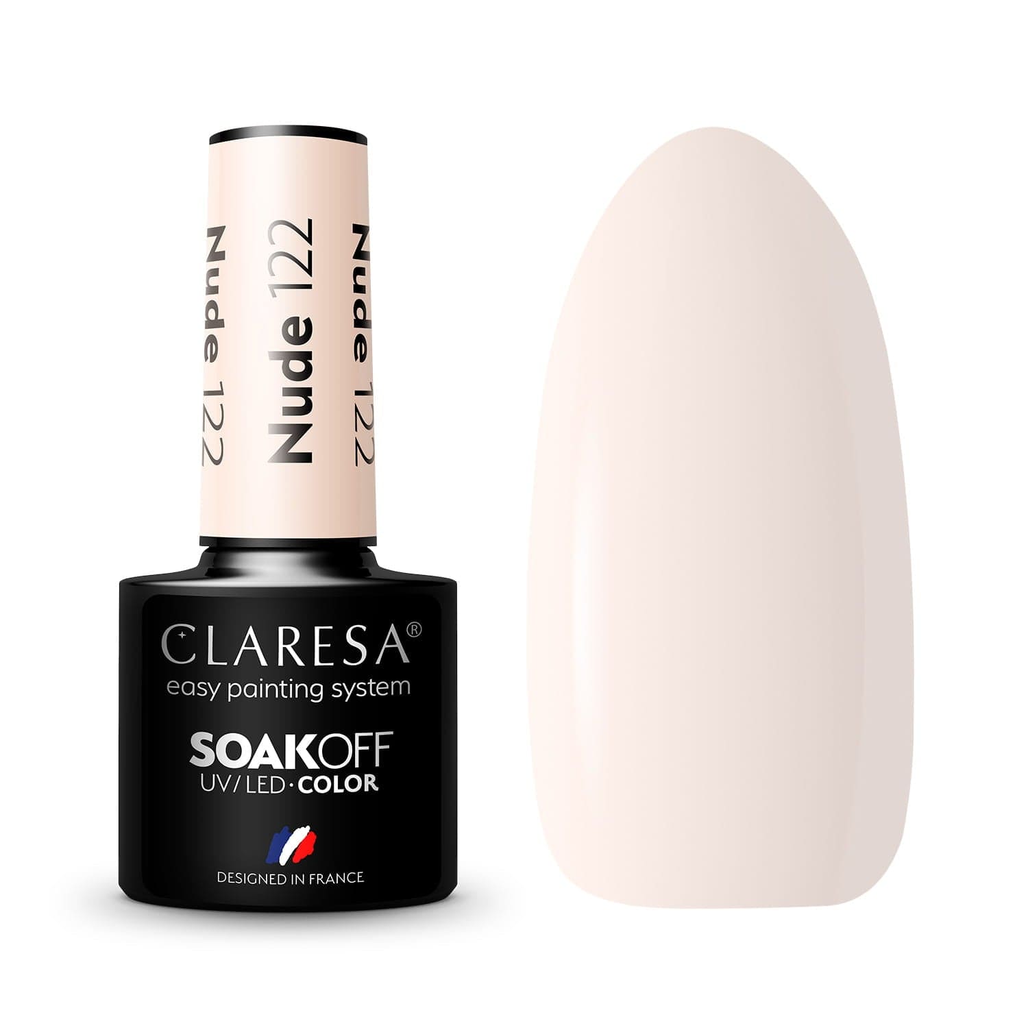 Claresa Ημιμόνιμο βερνίκι NUDE 122 5g