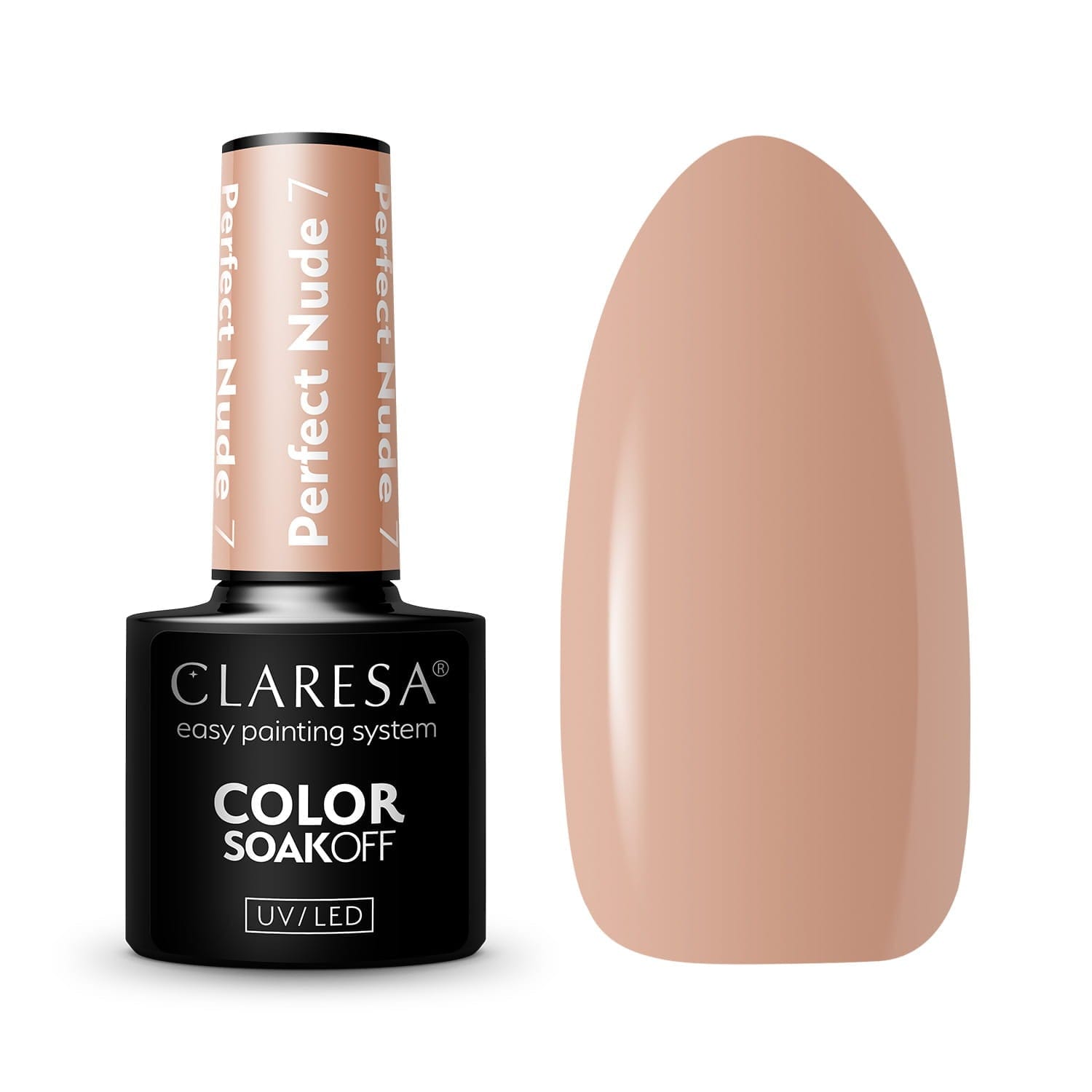 Claresa Ημιμόνιμο βερνίκι PERFECT NUDE 7 5g