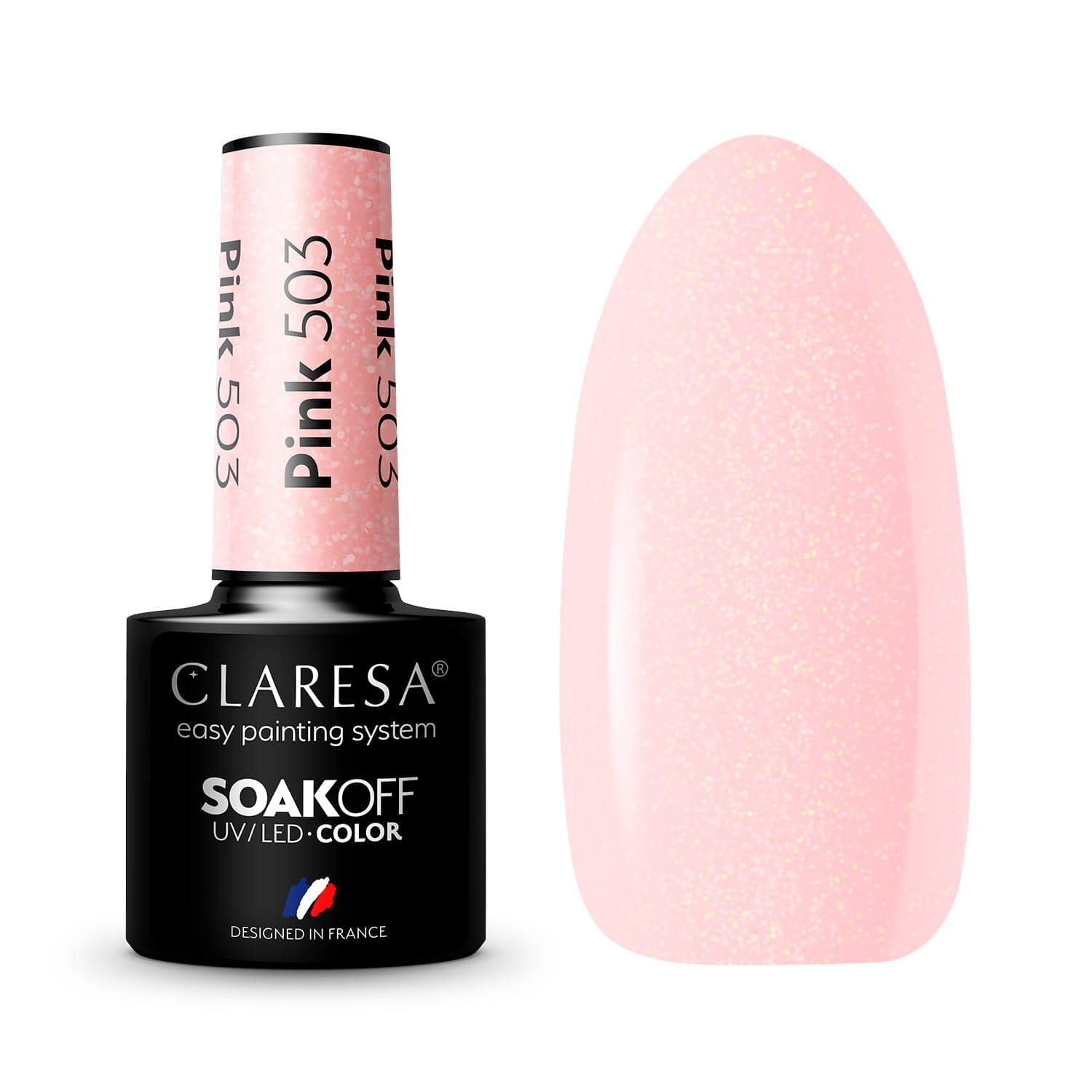 Claresa Ημιμόνιμο βερνίκι PINK 503 5g