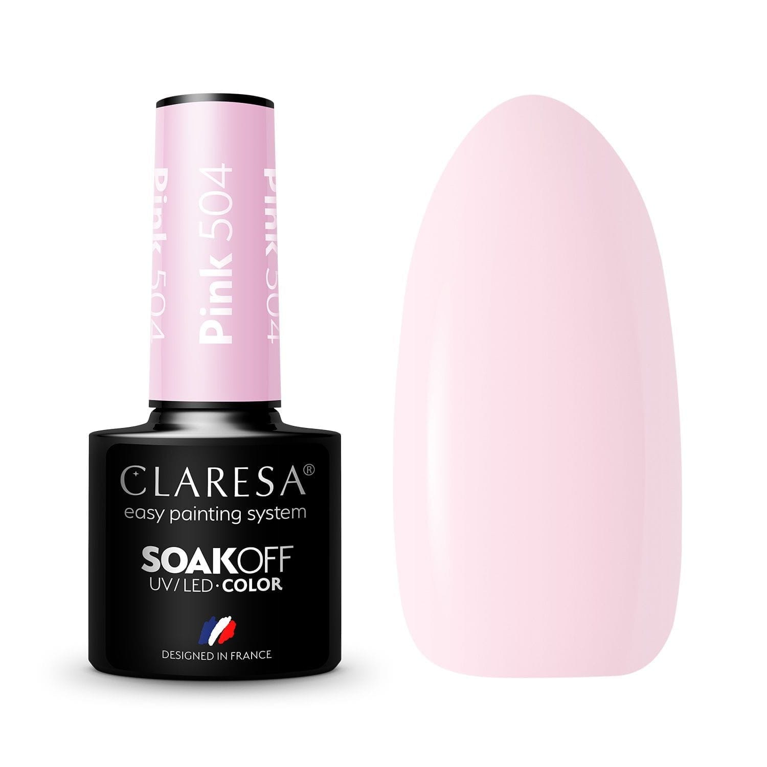 Claresa Ημιμόνιμο βερνίκι PINK 504 5g