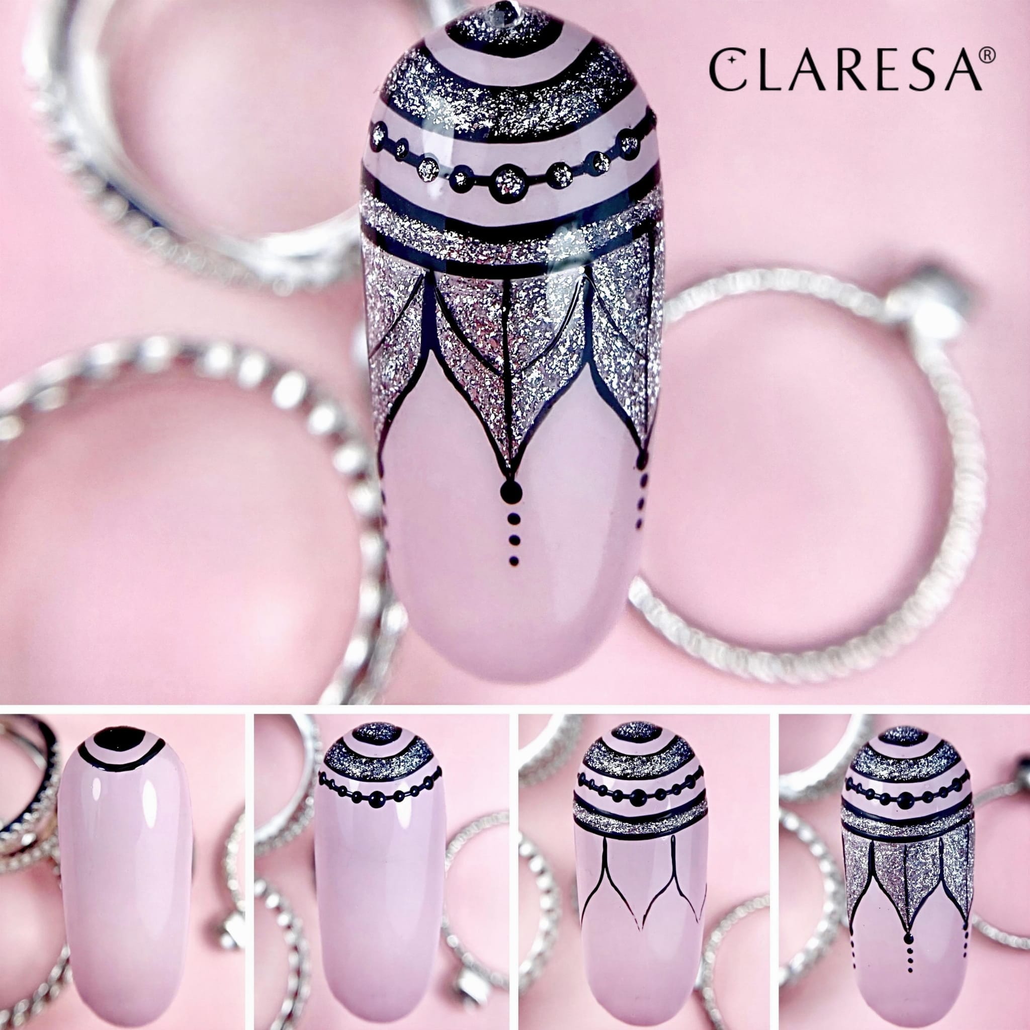 Claresa Ημιμόνιμο βερνίκι PINK 504 5g