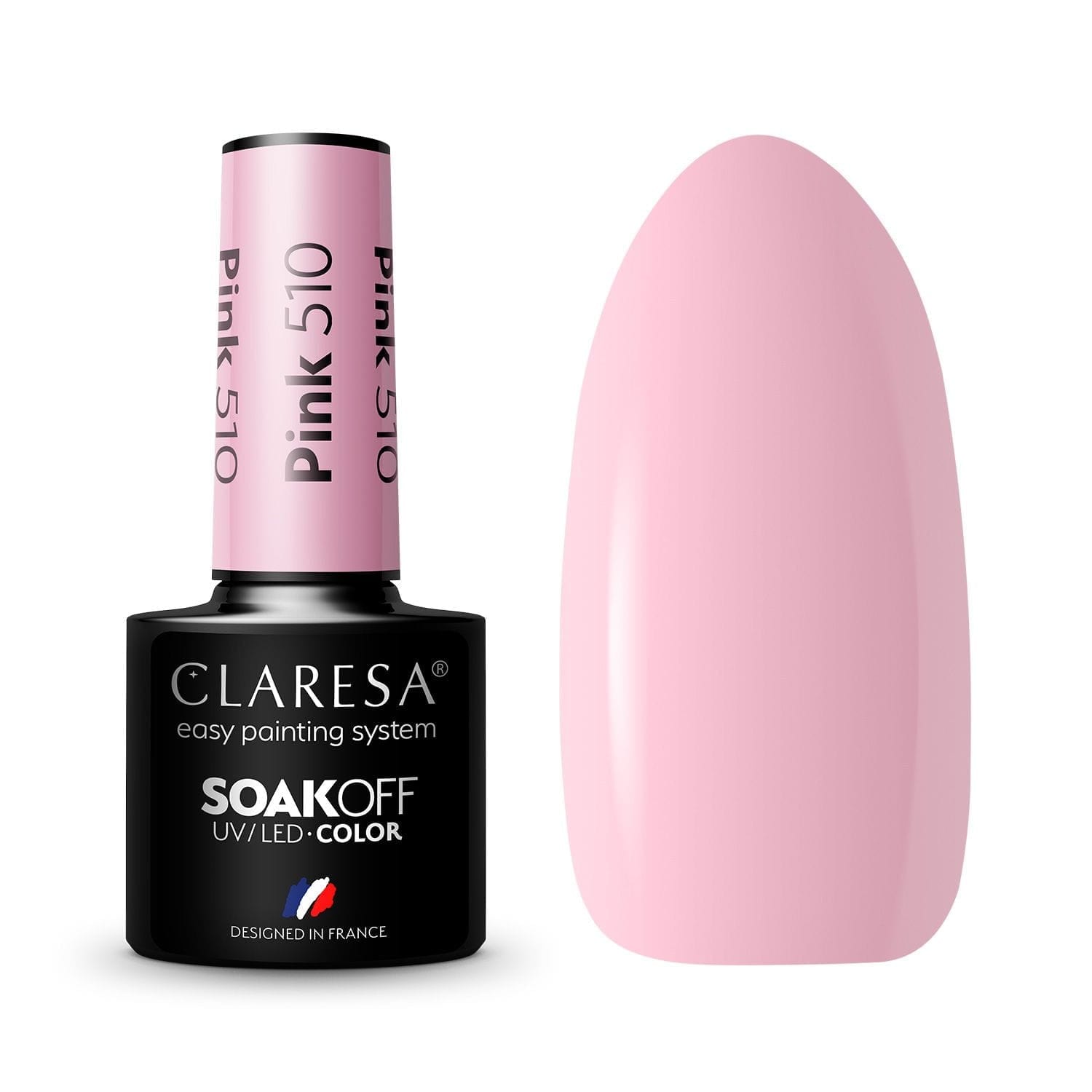 Claresa Ημιμόνιμο βερνίκι PINK 510 5g