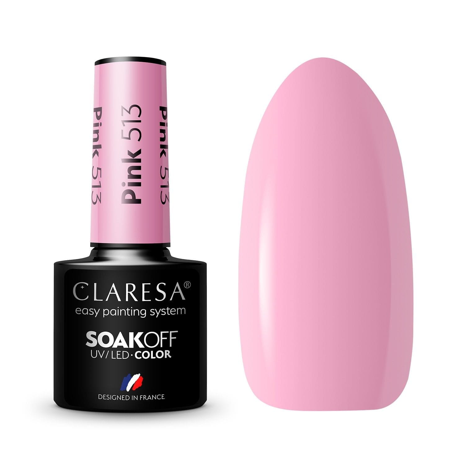 Claresa Ημιμόνιμο βερνίκι PINK 513 5g