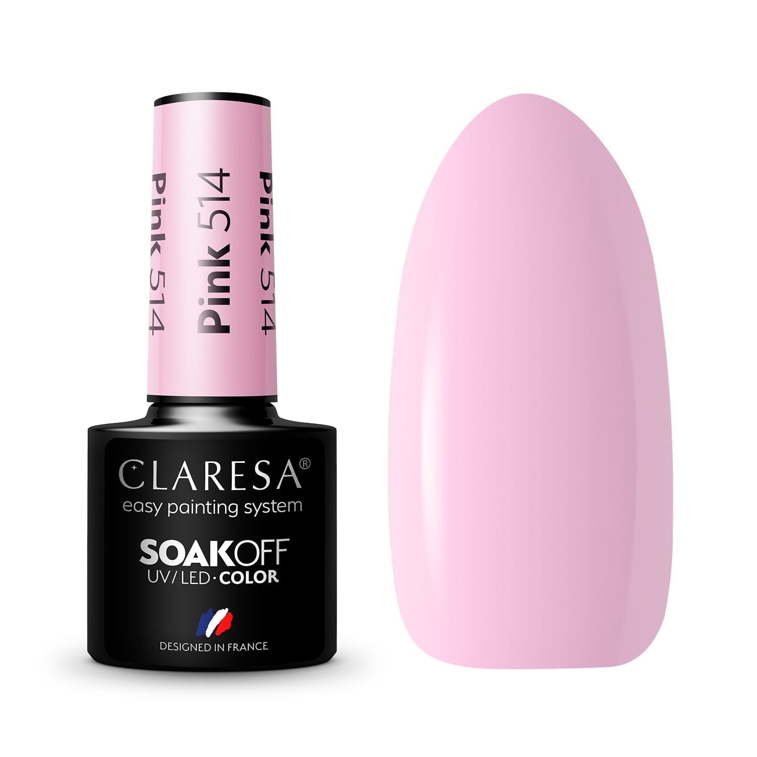 Claresa Ημιμόνιμο βερνίκι PINK 514 5g