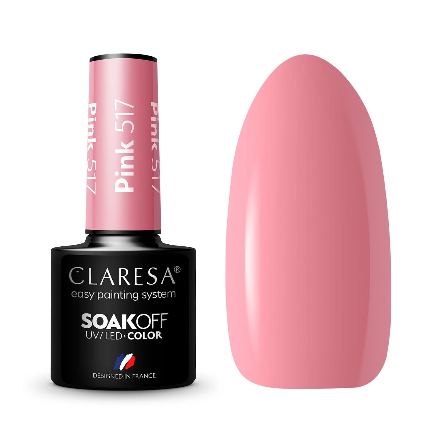 Claresa Ημιμόνιμο βερνίκι PINK 517 5g