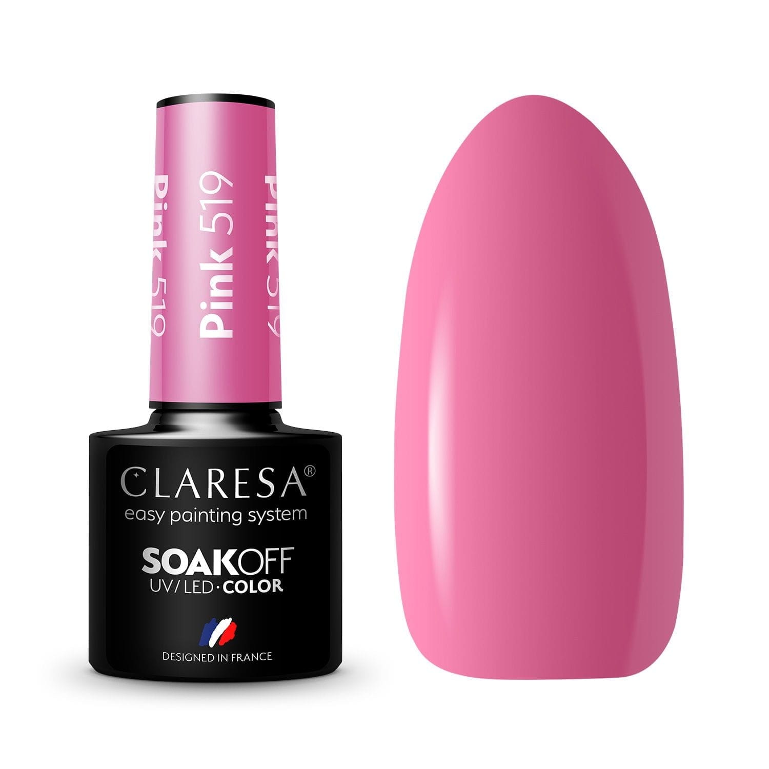 Claresa Ημιμόνιμο βερνίκι PINK 519 5g