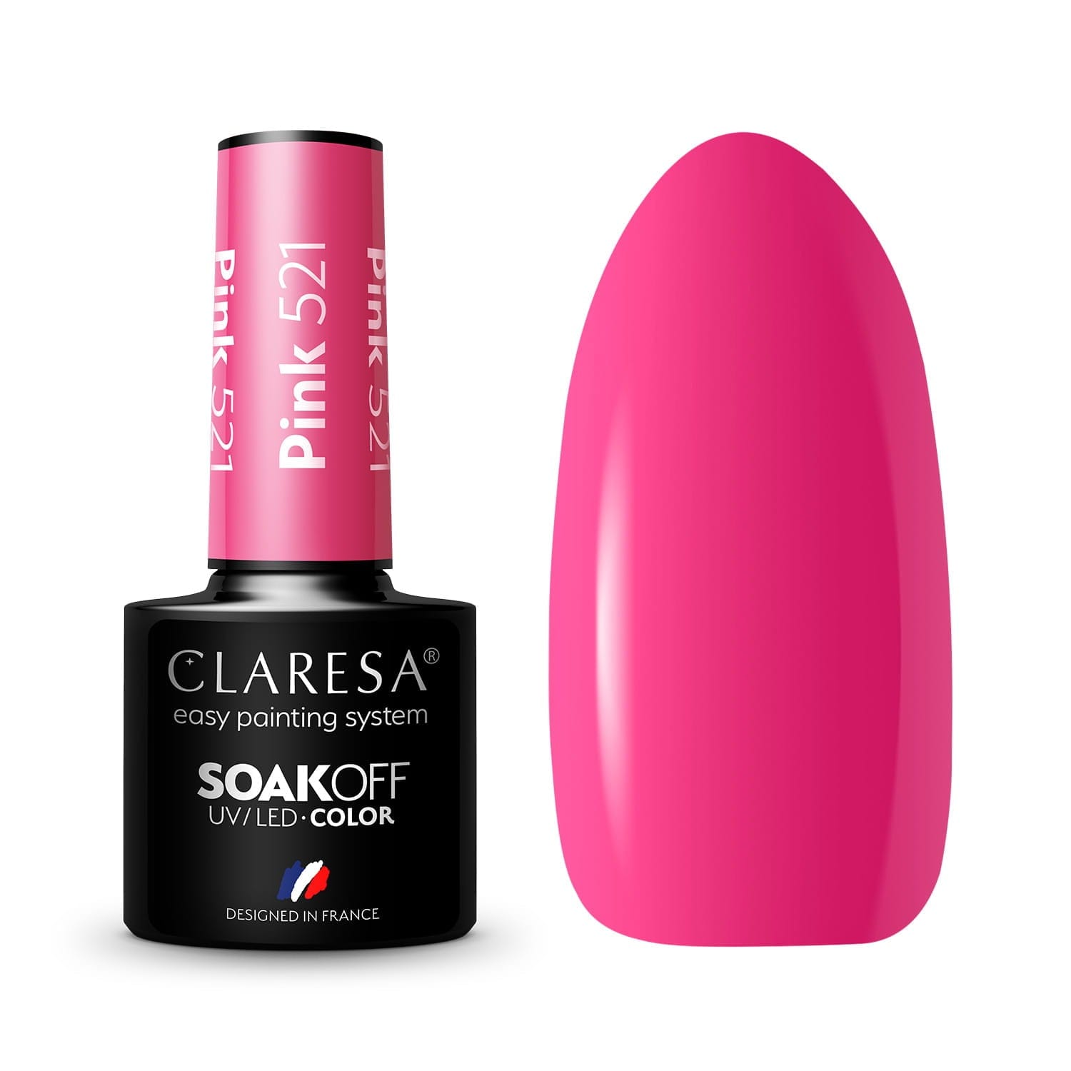 Claresa Ημιμόνιμο βερνίκι PINK 521 5g