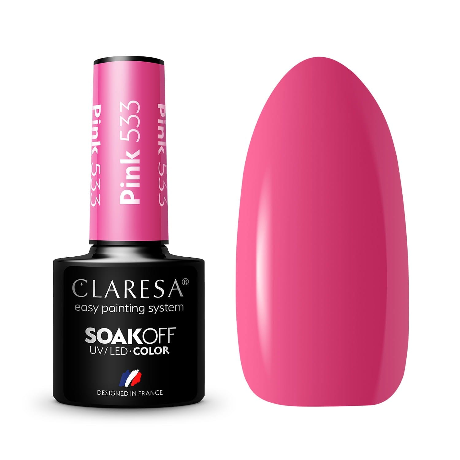 Claresa Ημιμόνιμο βερνίκι PINK 533 5g