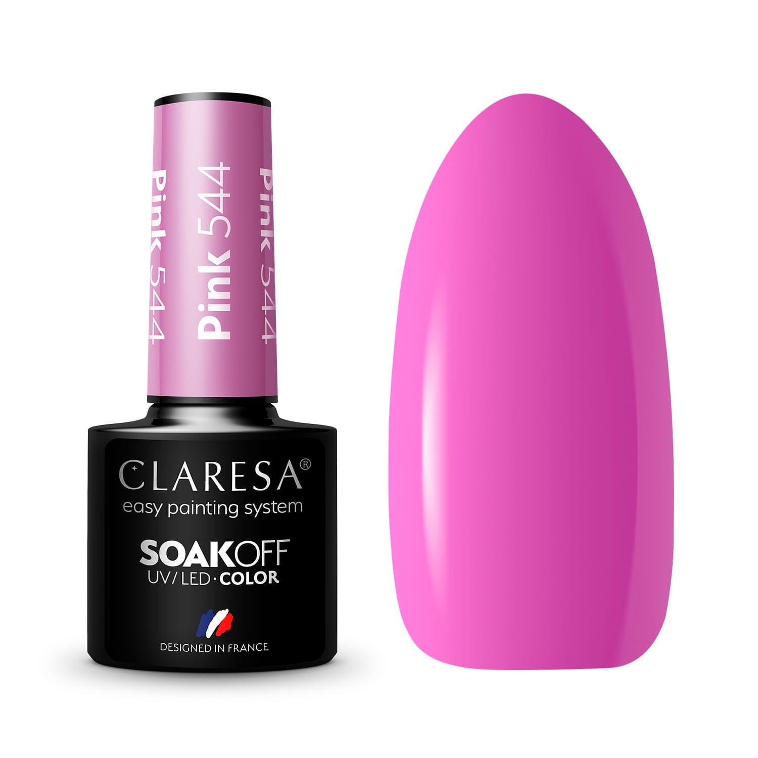 Claresa Ημιμόνιμο βερνίκι PINK 544 5g