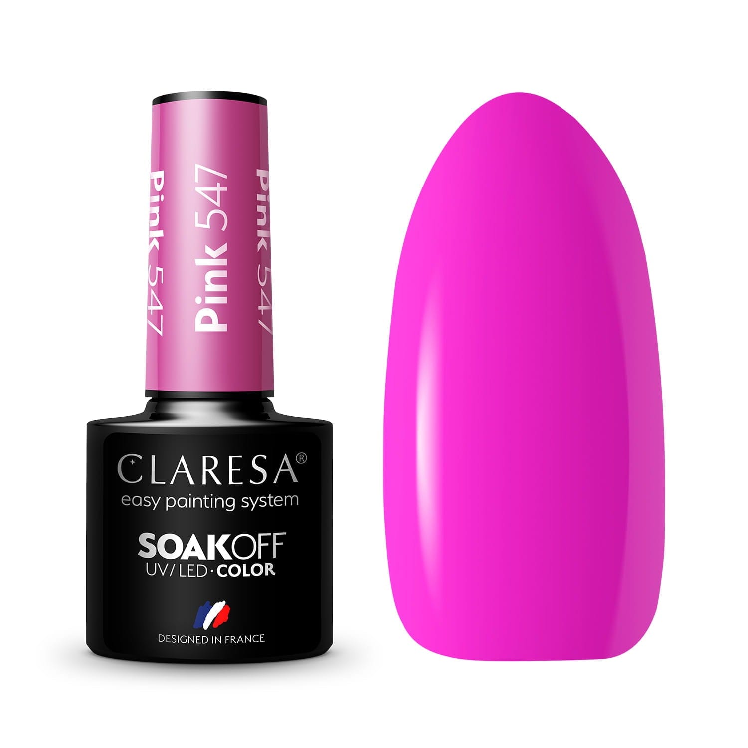 Claresa Ημιμόνιμο βερνίκι PINK 547 5g