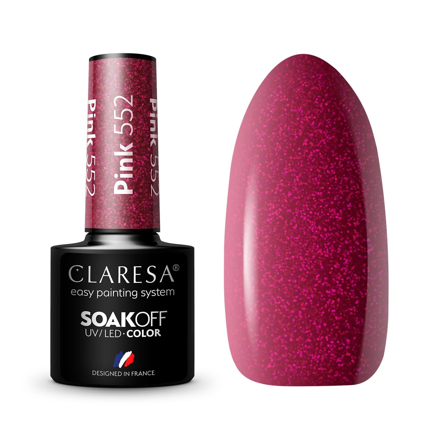 Claresa Ημιμόνιμο βερνίκι PINK 552 5g