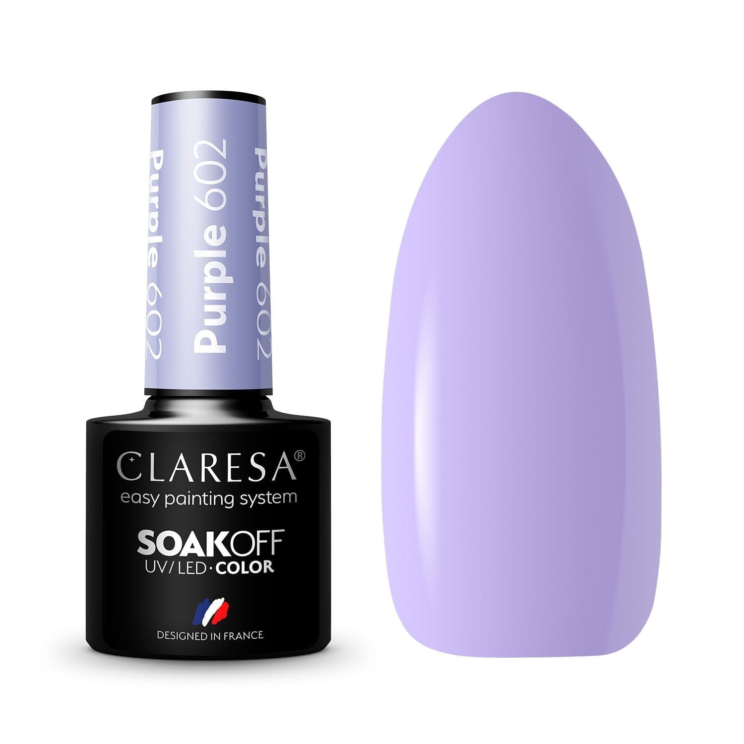 Claresa Ημιμόνιμο βερνίκι PURPLE 602 5g