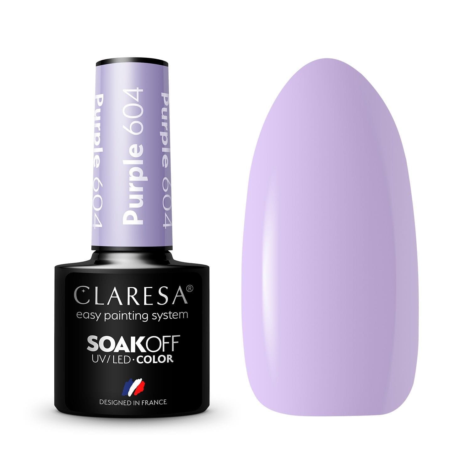 Claresa Ημιμόνιμο βερνίκι PURPLE 604 5g