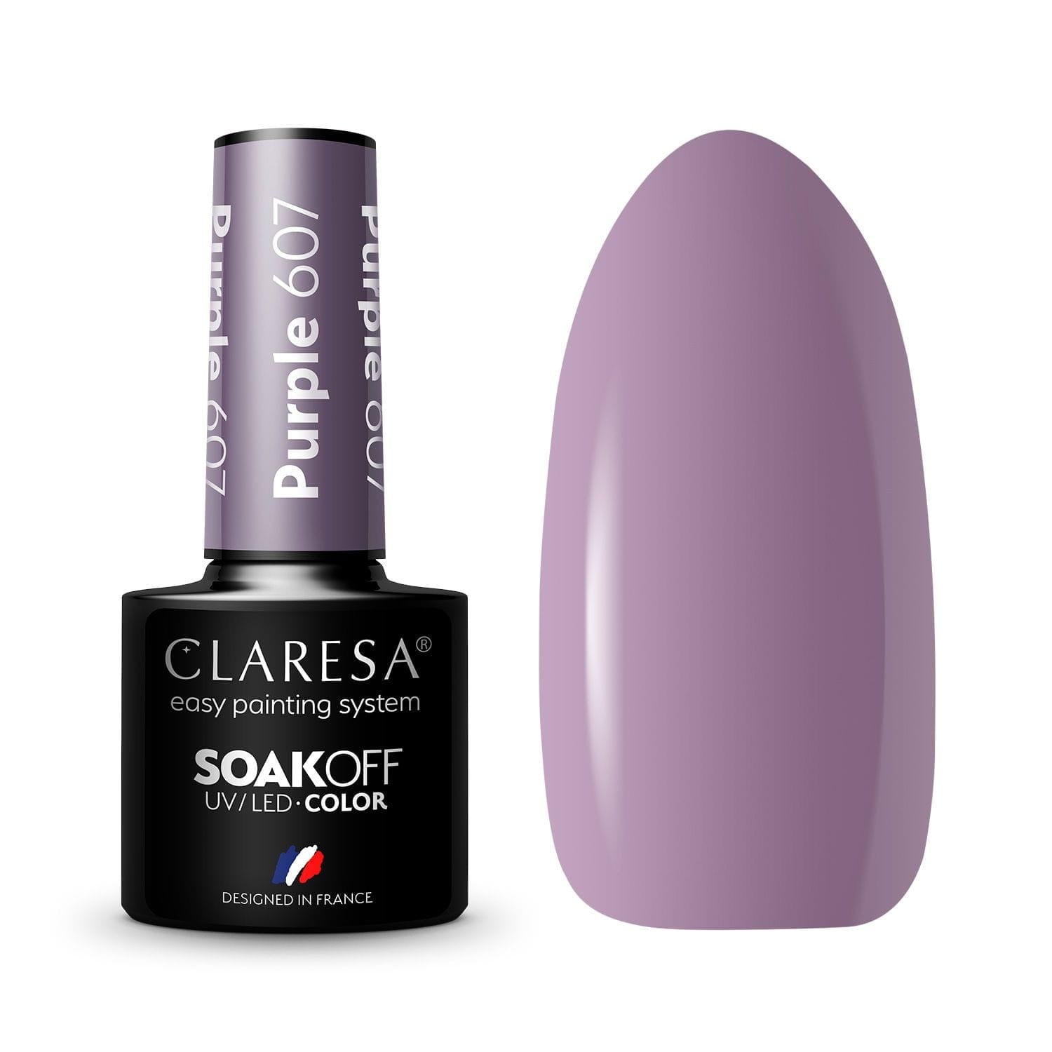 Claresa Ημιμόνιμο βερνίκι PURPLE 607 5g