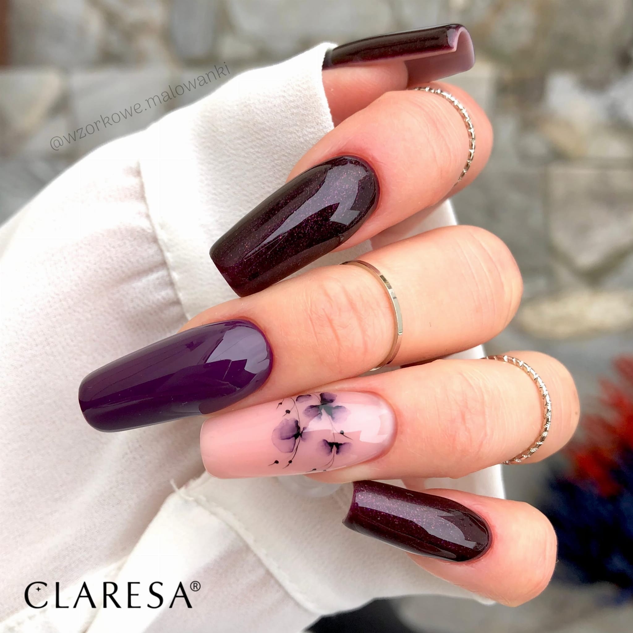 Claresa Ημιμόνιμο βερνίκι PURPLE 621 5g