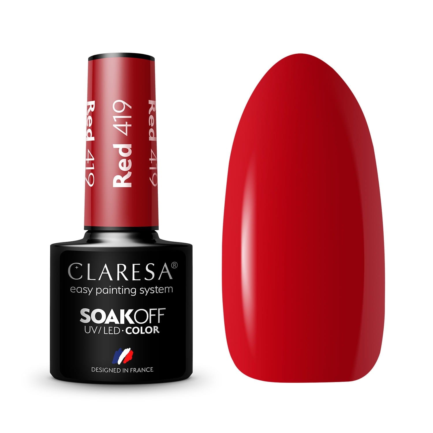 Claresa Ημιμόνιμο βερνίκι RED 419 5g