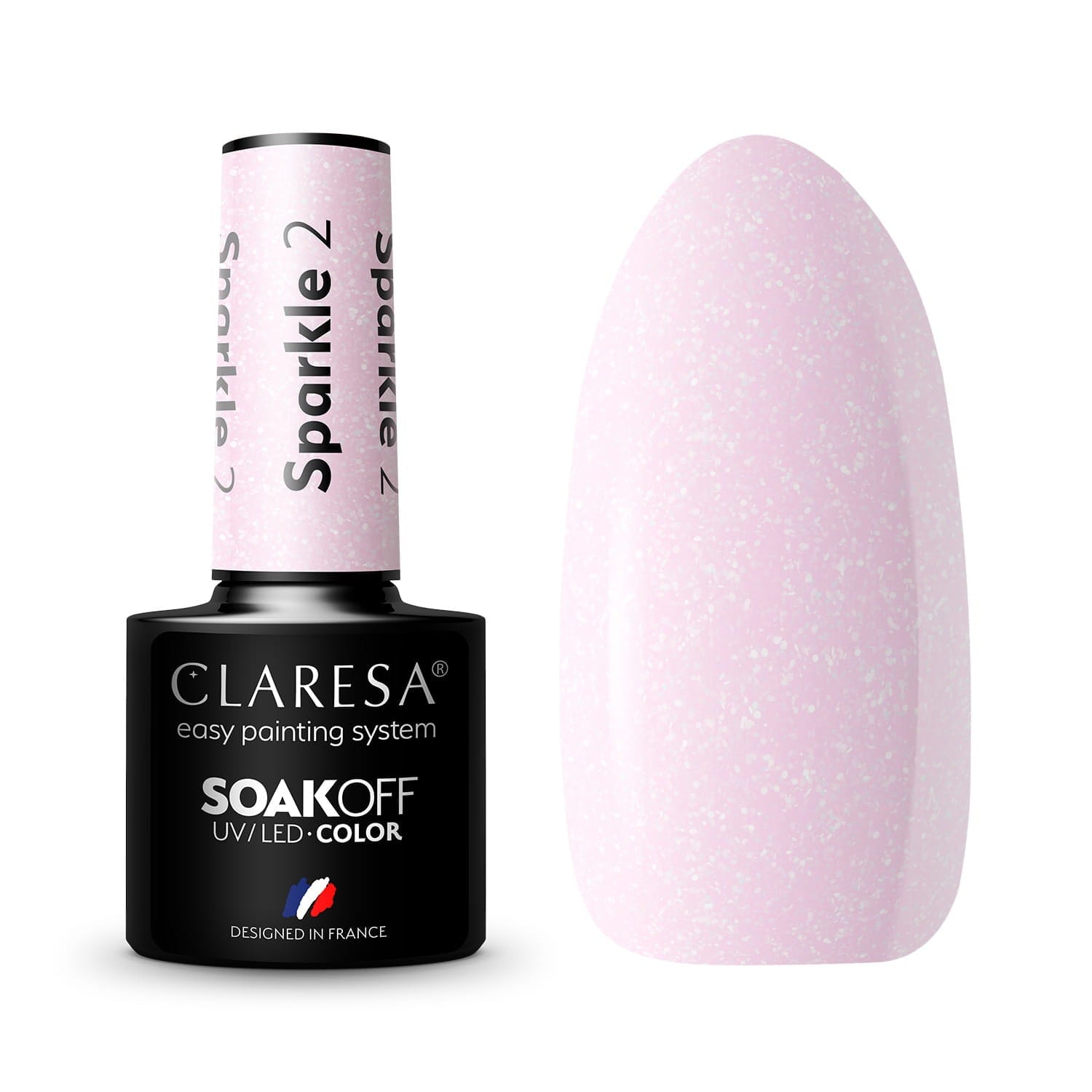 Claresa Ημιμόνιμο βερνίκι SPARKLE 2 5g