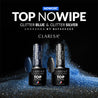 Claresa Top Coat - No Wipe Glitter Blue 5g